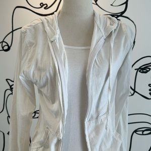 Lightweight zip up hoodie